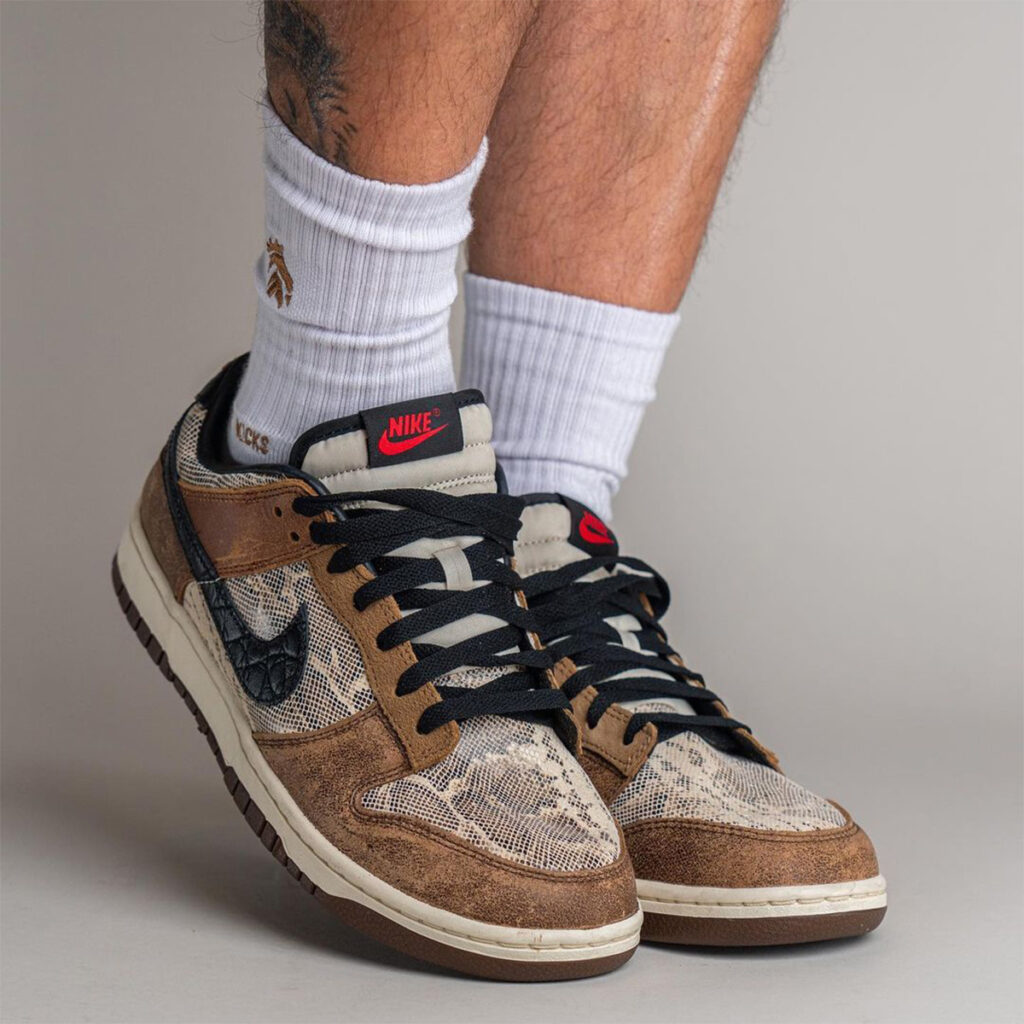 Nike Unveils Its Stylish Dunk Low CO.JP "Brown Snakeskin" Shoes